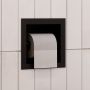 Oltens Grotta uchwyt na papier toaletowy czarny mat 81112300 zdj.6