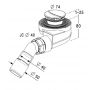 Radaway Turboflow syfon do brodzika TB50P zdj.2