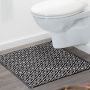 Sealskin Trellis dywanik łazienkowy 60x60 cm bawełna czarny 800107 zdj.5