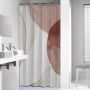 Sealskin Earth zasłona prysznicowa 180x200 cm poliester ciemny różowy/złamana biel 800139 zdj.7