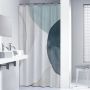 Sealskin Earth zasłona prysznicowa 180x200 cm poliester ciemny zielony/złamana biel 800140 zdj.6