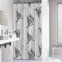 Sealskin Birds zasłona prysznicowa 180x200 cm poliester czarny/biały 800141 zdj.6