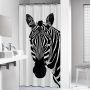 Sealskin Zebra zasłona prysznicowa 180x200 cm PEVA czarny/biały 800150 zdj.5
