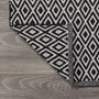 Sealskin Trellis dywanik łazienkowy 60x60 cm bawełna czarny 800107 zdj.2