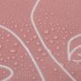 Sealskin Mind zasłona prysznicowa 180x200 cm PEVA ciemny różowy/biały 800147 zdj.3
