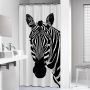 Sealskin Zebra zasłona prysznicowa 180x200 cm PEVA czarny/biały 800150 zdj.4