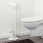 Sealskin Brix stojak na papier toaletowy ze szczotką WC biały 362473610 zdj.3
