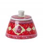 Pojemnik na waciki ceramiczny czerwony Sealskin Joli 361720759 zdj.1