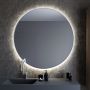 Smartwoods Bright lustro 60 cm okrągłe z oświetleniem LED srebrne barwa światła neutralna zdj.1