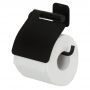 Tiger Colar uchwyt na papier toaletowy z pokrywą czarny 13141.3.07.46 zdj.3