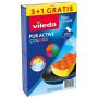 Vileda Pur Active Colors gąbka do naczyń 4 sztuki 169492 zdj.1