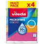 Vileda Mikrofibra zestaw 4 ściereczek do sprzątania 173728 zdj.1