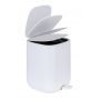Wenko Davos kosz na śmieci 6,5 l biały 24852100 zdj.1
