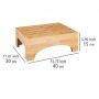Wenko Bambusa taboret łazienkowy drewno 24870100 zdj.2