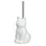 Wenko Cat szczotka toaletowa stojąca biała 24144100 zdj.4