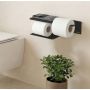Wenko Lizan uchwyt na papier toaletowy czarny 26586100 zdj.2