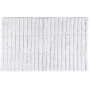 Zone Denmark Tiles dywanik łazienkowy 80x50 cm prostokątny biały 13535 zdj.1