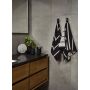 Zone Denmark Sauna ręcznik 100x50 cm bawełniany czarny 37621 zdj.2
