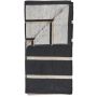 Zone Denmark Sauna ręcznik 140x70 cm bawełniany czarny 37622 zdj.1