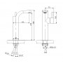 Bateria umywalkowa wysoka Actima Feel ARAC.1202CR zdj.2