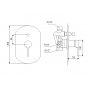 Bateria prysznicowa Actima Feel ARAC.1244CR zdj.2