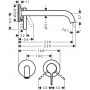 Axor One bateria umywalkowa podtynkowa złota 48120990 zdj.2