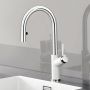 Blanco Carena-S Vario bateria kuchenna Silgranit biały/chrom 521368 zdj.9