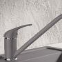 Blanco Daras bateria kuchenna stojąca Silgranit czarny mat/chrom 526152 zdj.4