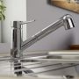 Blanco Wega-S II bateria kuchenna stojąca z wyciąganą wylewką chrom 526416 zdj.6