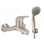 Bateria wannowa ścienna inox Deante Vanilla BDL 511M zdj.1