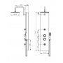 Panel prysznicowy Deante Kameleo Florial Light NOL 751K zdj.3