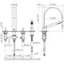 Dornbracht Mem bateria wannowo-prysznicowa 4-otworowa chrom 27532782-00 zdj.2