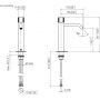 Dornbracht Meta Pure bateria umywalkowa stojąca wysoka chrom 33539664-00 zdj.2