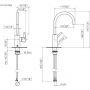 Dornbracht Meta bateria umywalkowa stojąca wysoka chrom 33565661-00 zdj.2