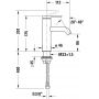 Duravit C.1 bateria umywalkowa stojąca chrom C11023002010 zdj.2