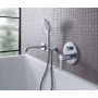 Duravit C.1 wylewka wannowa chrom C15240010010 zdj.4