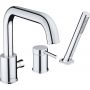 Duravit Circle bateria wannowo-prysznicowa nawannowa chrom CE5260000010 zdj.1