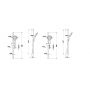 Duravit Universal zestaw prysznicowy ścienny chrom UV0680003010 zdj.2