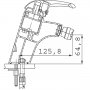 Bateria bidetowa stojąca Ferro Milano BRM6 zdj.2