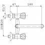 Ferro Standard New bateria umywalkowa ścienna BSTC3 zdj.2