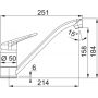 Franke Princess II bateria kuchenna stojąca chrom 115.0347.142 zdj.2