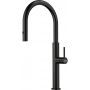 Franke Pescara J pull-out spray bateria kuchenna stojąca czarna stal szlachetna 115.0741.695 zdj.1