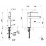Gessi Neutron bateria kuchenna stojąca chrom 17118.031 zdj.2