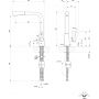 Gessi Proton bateria kuchenna stojąca chrom 17177.031 zdj.2