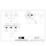 Gessi Inciso bateria umywalkowa podtynkowa czarna 58190.299 zdj.2