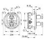 Grohe Atrio Ypsilon bateria wannowo-prysznicowa podtynkowa termostatyczna chrom 19395000 zdj.2