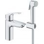 Grohe Eurosmart bateria umywalkowa ze słuchawką typu bidetta stojąca czarna 23124003 zdj.1
