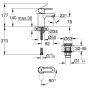 Grohe Get bateria umywalkowa stojąca czarna 235862430 zdj.2
