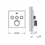 Grohe Grohtherm SmartControl bateria wannowo-prysznicowa podtynkowa z termostatem Warm Sunset 29126DA0 zdj.2