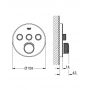 Grohe Grohtherm SmartControl bateria wannowo-prysznicowa podtynkowa termostatyczna moon white 29904LS0 zdj.2